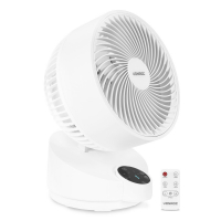 luxus asztali ventilátor nagyon csendes 3 sebességfokozat fehér tart távirányító-af501ac_white-f?-VONROC