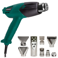 Hot air gun 2000W - 3 heat settings  | Incl. 8 nozzles