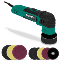 Dual action polisher 400W – Ø50 & Ø75MM | Incl. 2 backing plates and 8 polishing pads