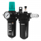 Levegő karbantartó egység| Sűrített levegő páramentesítő, nyomásszabályozó, olaj porlasztó