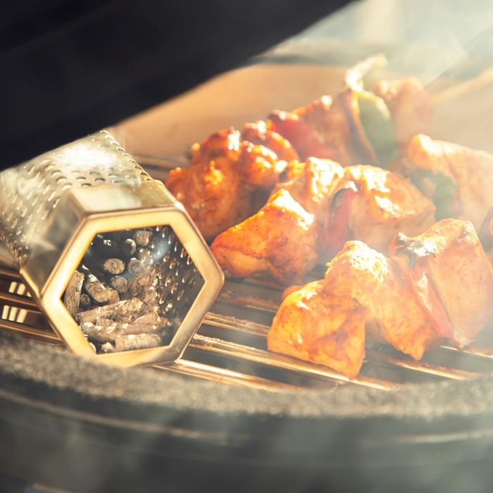 BBQ Smoker tube – stainless steel | Incl. cleaning brush