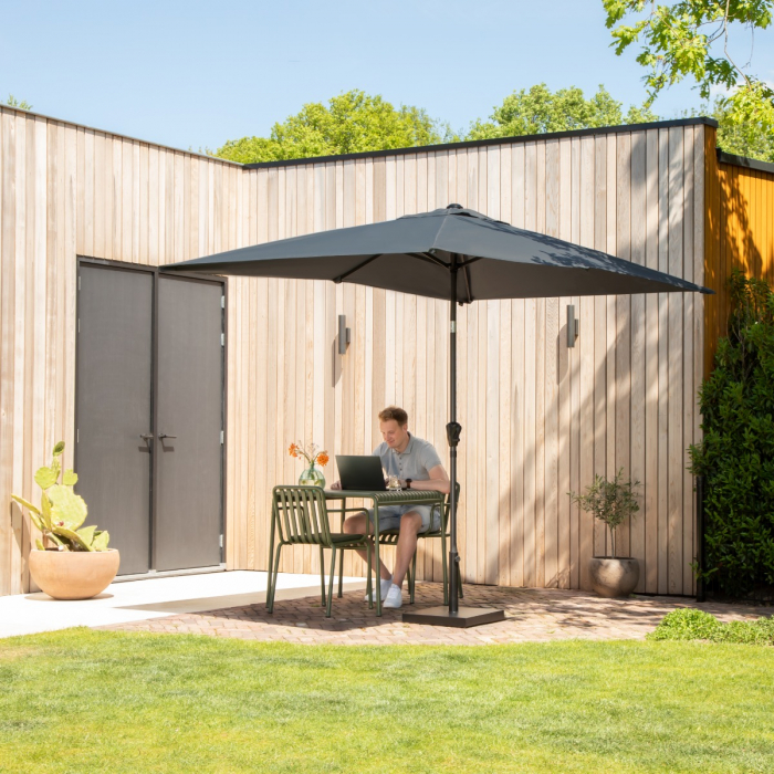 Parasol Rapallo 200x300cm - Rectangular parasol | Grey