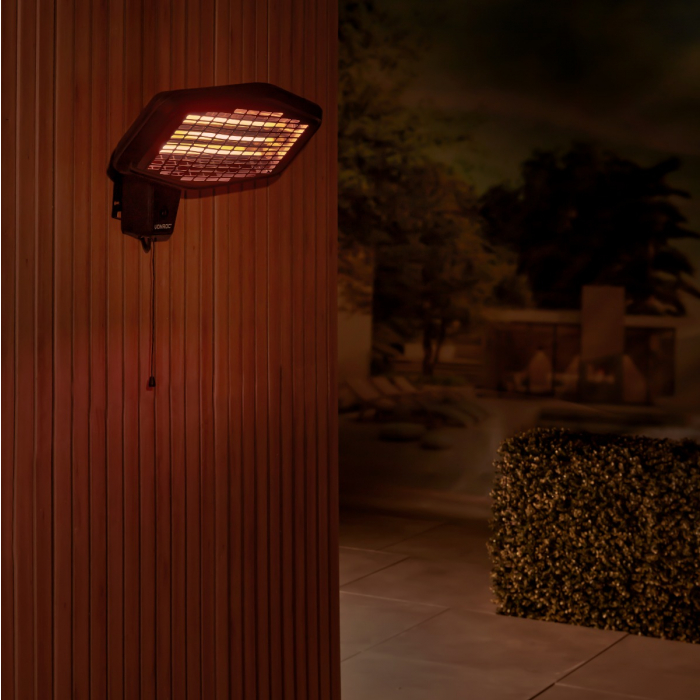 Heater Amiata 2200W - Wall mounting - Quartz element | 3 heat levels