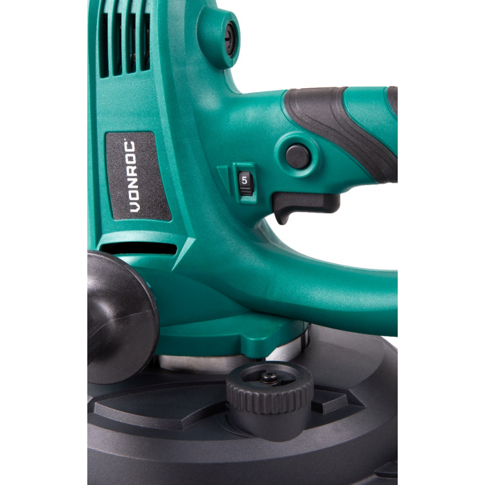 Drywall Sander 750W - 180mm | Incl. dust collection bag and 33 sanding papers