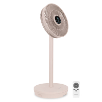 BREEZE Cordless Fan – Silent: max. 44dB - Beige | Incl. Remote control