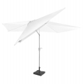Parasol Rapallo 200x300cm – Premium parasol - White | Incl. concrete base 20 kg