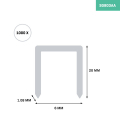Staples 1000 pcs. – 20mm | For VONROC SG503DC – Universal standard