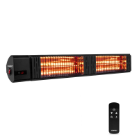 Heater Volsini 3000W – Incl. remote control and LCD screen| Black