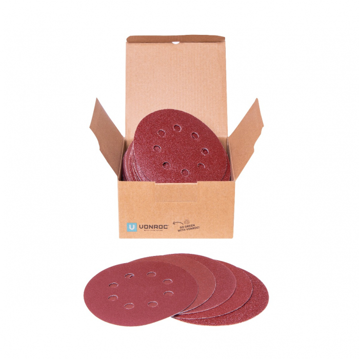 Csiszolópapír véletlenszerű orbitális csiszológéphez | 125mm - 50 db. main product photo